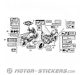 Honda Africa Twin CRF 1000 2017 - Caution Labels