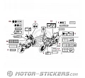 Honda Africa Twin CRF 1000 2019 - Caution Labels