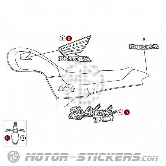 Honda CB750 NIGHTHAWK 1993