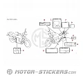Honda CB750 NIGHTHAWK 2000 - Waarschuwingslabels