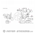 Honda CB750 NIGHTHAWK 2003 - Waarschuwingslabels