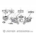 Honda CB 1000R 2010 - Etichette di avvertenza