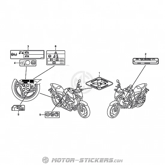 Honda CB 1000R 2011 - Warnhinweise