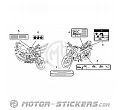 Honda CB 125F 2018 - Caution Labels