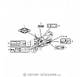 Honda CB 500F 2015 - Caution Labels