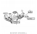 Honda CB 500X 2016 - Étiquettes d'avertissement