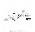 Honda CB 650R 2022 - Caution Labels