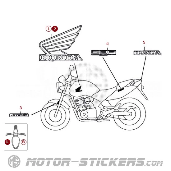 Honda CBF 500N 2004