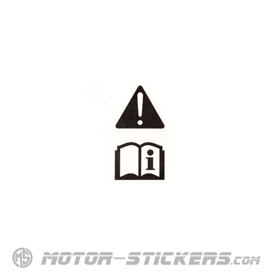 Honda CBR500R 2015 - Etichette di avvertenza