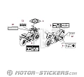 Honda CBR650F 2016 - Caution Labels