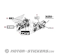 Honda CBR650F 2018 - Caution Labels