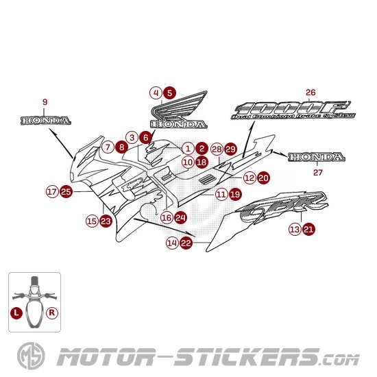 Honda CBR 1000F 1996