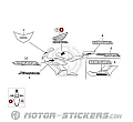 Honda CBR 1000RR without graphics 2004