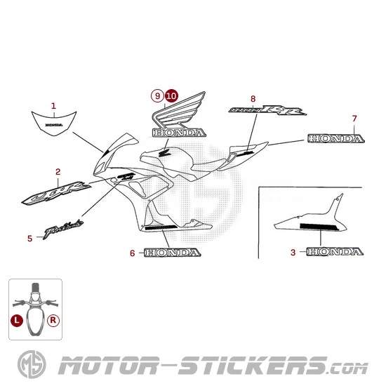 Honda CBR 1000RR Racing 2006