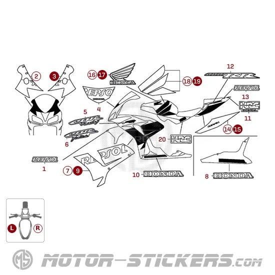 Honda CBR 1000RR Fireblade Repsol 2007