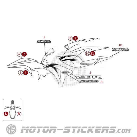 Honda CBR 1000RR Fireblade 2008