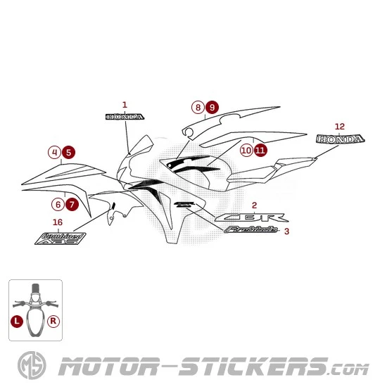 Honda CBR 1000RR Fireblade 2009