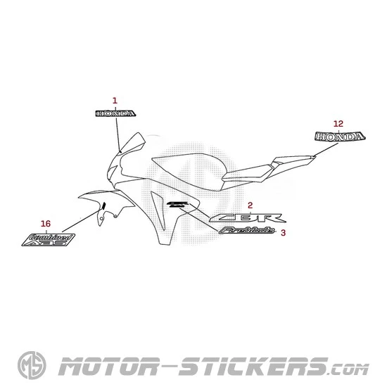 Honda CBR 1000RR Fireblade 2009