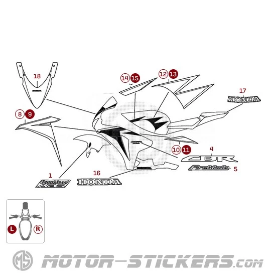 Honda CBR 1000RR Fireblade 2010