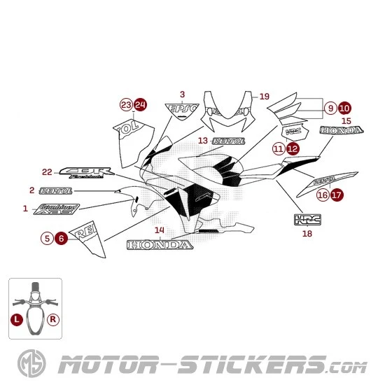 Honda CBR 1000RR Fireblade Repsol 2011