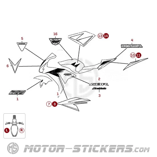 Honda CBR 1000RR Fireblade 2012