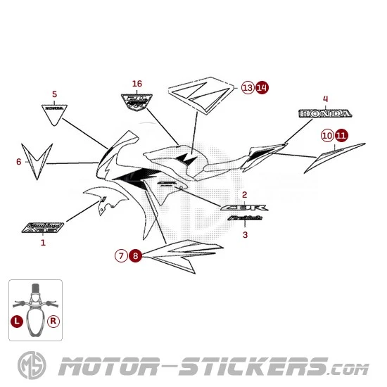 Honda CBR 1000RR HRC 2012