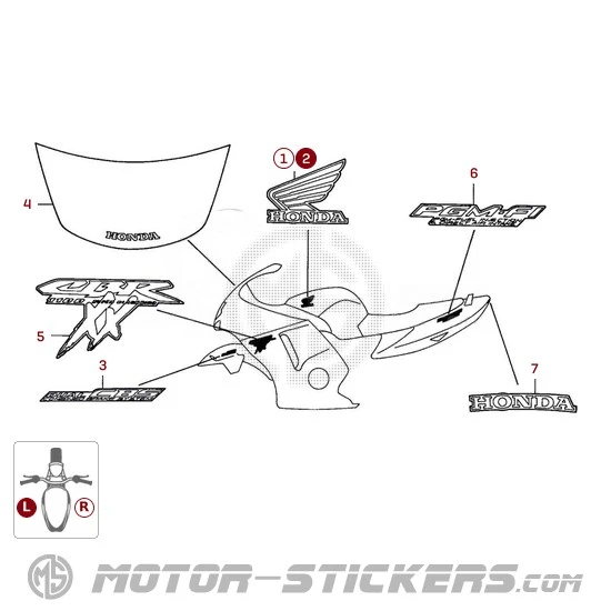 Honda CBR 1100XX Blackbird 2001