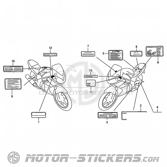 Honda CBR 125R 2005 - Warnhinweise