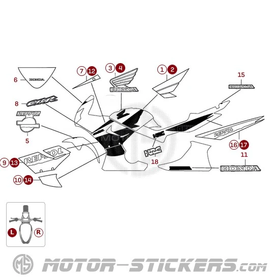 Honda CBR 125R 2006 Repsol