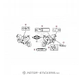 Honda CBR 600F 2012 - Etiquetas de precaución