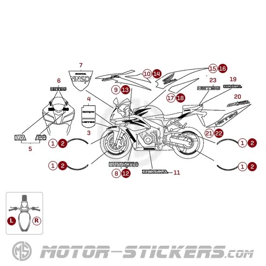 Honda CBR 600RR Hannspree 2008