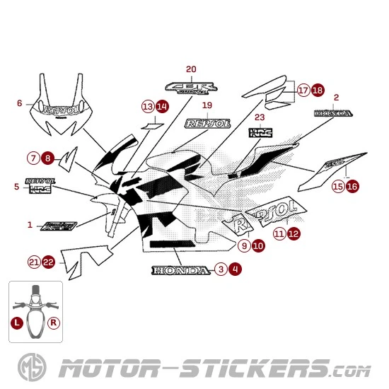 Honda CBR 600RR 2013 Repsol