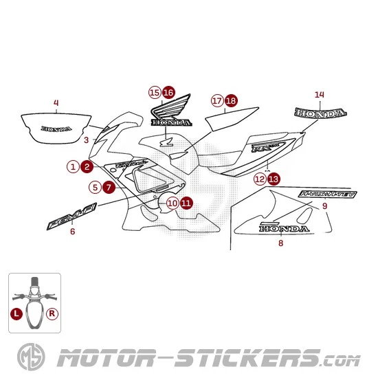 Honda CBR 929RR Fireblade 2001
