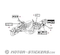Honda CMX500 REBEL 2017 - Caution Labels