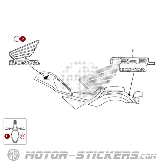 Honda CMX500 REBEL 2023