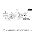 Honda CMX500 REBEL 2023 - Caution Labels