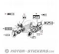 Honda Africa Twin CRF 1000 2019 - Caution Labels