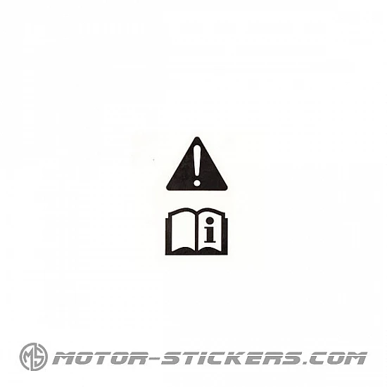 Honda CRF250L 2019 - Etichette di avvertenza