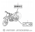 Honda CRF250R 2010 - Caution Labels