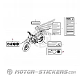 Honda CRF250R 2018 - Caution Labels