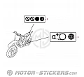 Honda CRF450R 2011 - Caution Labels