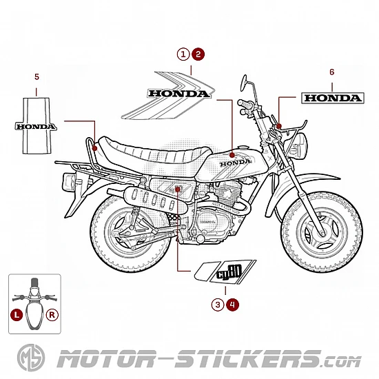 Honda CY80 1979