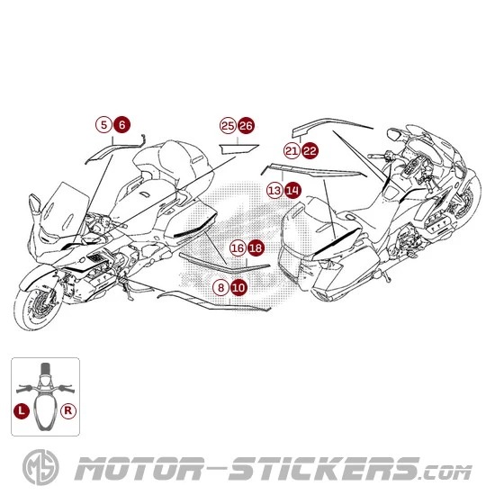 Honda GL1800 GOLD WING 2021