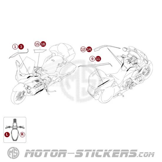 Honda GL1800 GOLD WING Tour Deluxe 2024