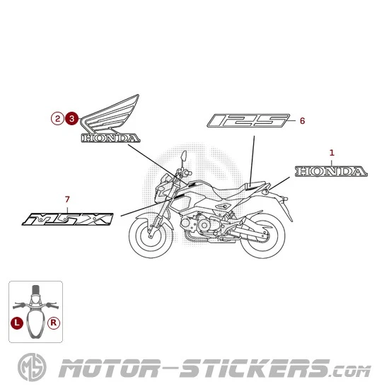 Honda MSX125 GROM 2017