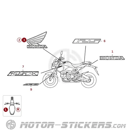 Honda MSX125 GROM 2017