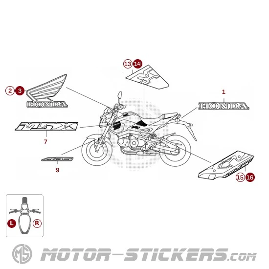 Honda MSX125 GROM 2018