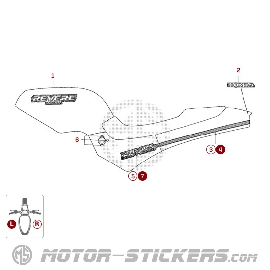 Honda NTV650 Revere 1988