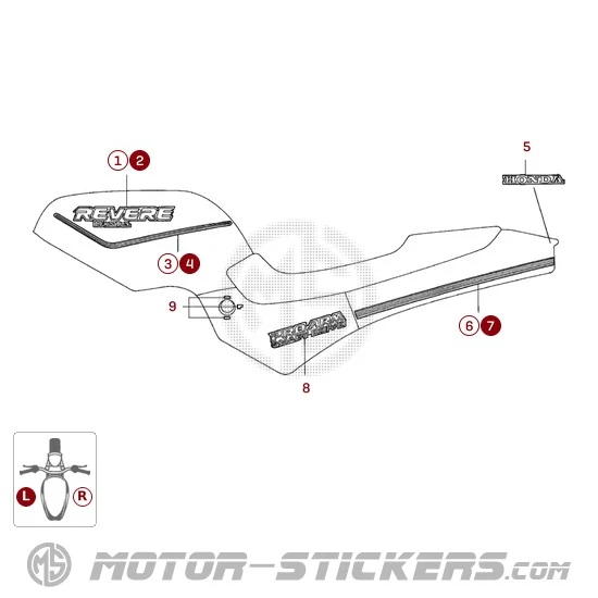 Honda NTV650 Revere 1991