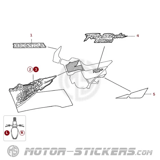Honda NX125 TRANSCITY 1997